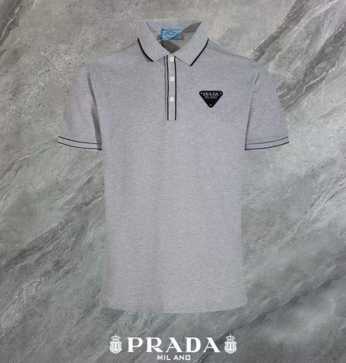 Picture of Prada Polo Shirts Short _SKUPradaM-3XL11Lr19025847